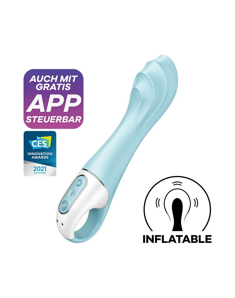 Satisfyer Air Pump Vibrator 5 G-Spot Vibrator Blauw - Afbeelding 9