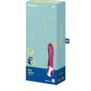 Satisfyer – Big Heat – Verwarmde G-Spot Vibrator – Berry