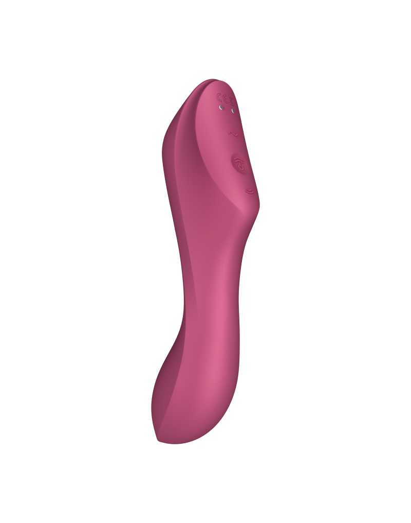 Satisfyer - Curvy Trinity 3 - 3-in-1 Vibrator - Rood - Afbeelding 4