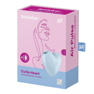 Satisfyer Cutie Heart Luchtdruk Vibrator Blauw