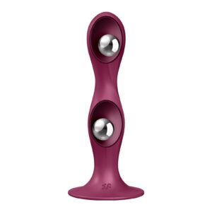 Satisfyer Dubbele Bal-R Rood