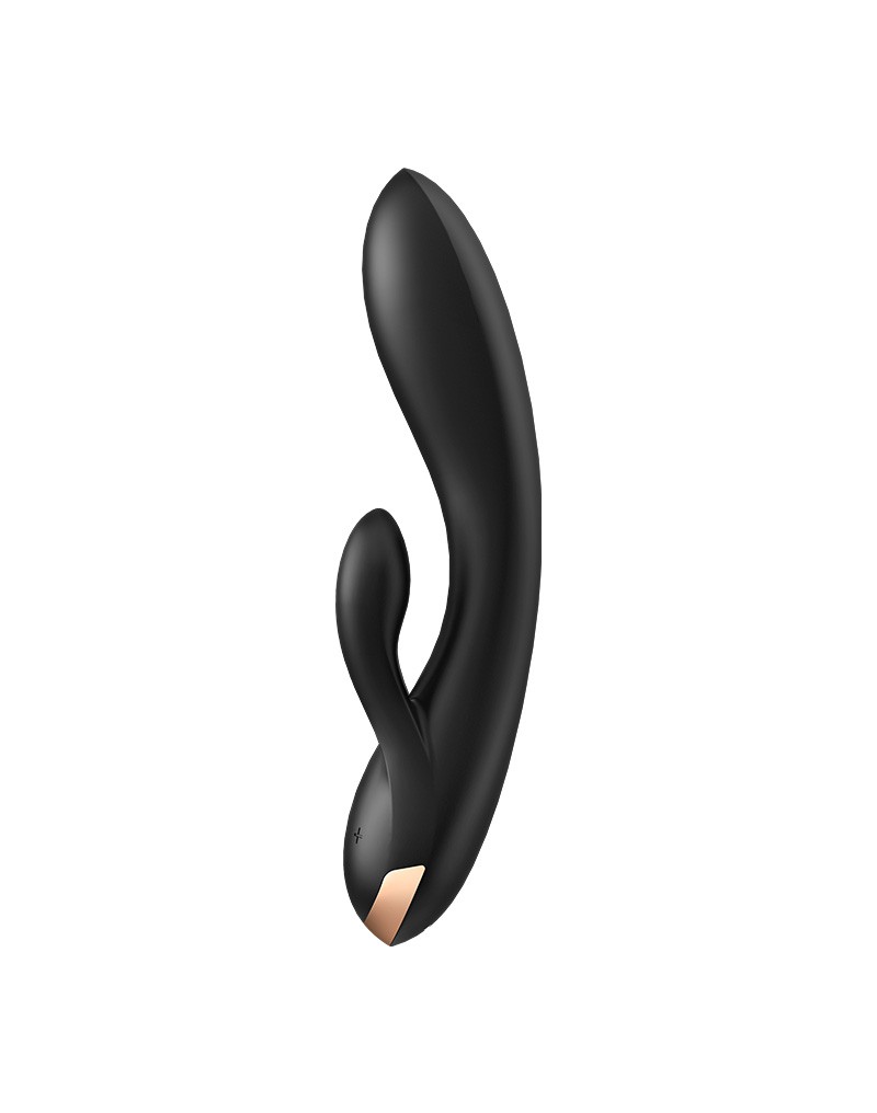 Satisfyer Double Flex Rabbit Vibrator Zwart - Afbeelding 3