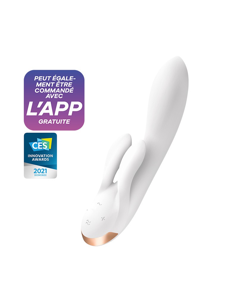 Satisfyer Double Flex Rabbit Vibrator Wit - Afbeelding 7