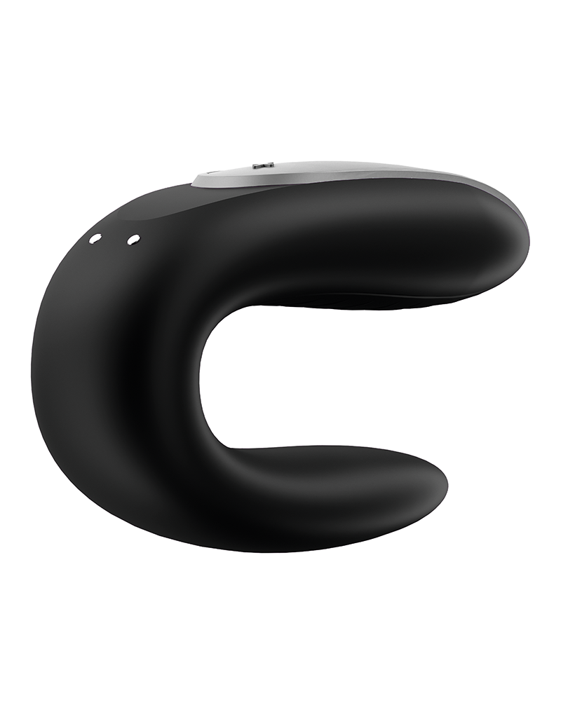 Satisfyer Double Fun Luxe Koppel Vibrator Zwart - Afbeelding 7
