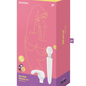 Satisfyer – Double Wand-er – Wand Vibrator – Wit