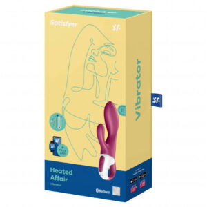 Satisfyer – Heated Affair – Verwarmde G-Spot + Rabbit Vibrator – Berry