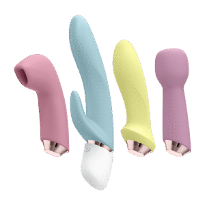 Satisfyer – Marvelous Four – Air Pulse + Vibrator Set – Multicolor