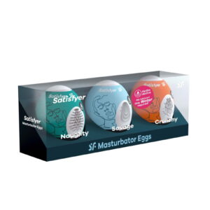 Satisfyer – Masturbator Ei Set – Naughty, Savage, Crunchy