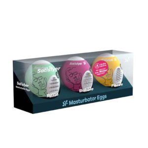 Satisfyer – Masturbator Ei Set Riffle, Bubble, Fierce