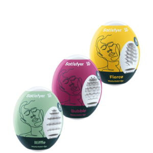 Satisfyer – Masturbator Ei Set Riffle, Bubble, Fierce