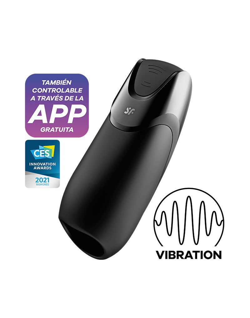Satisfyer - Men Vibration+ (met App Control) - Masturbator - Zwart - Afbeelding 9