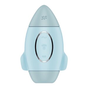 Satisfyer Mission Control Luchtdruk Vibrator Blauw