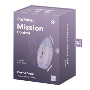 Satisfyer Mission Control Luchtdruk Vibrator Paars
