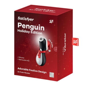 Satisfyer Pinguïn Holiday Edition Zwart-Rood-Wit