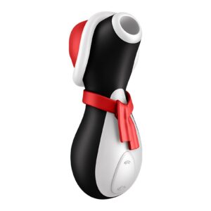 Satisfyer Pinguïn Holiday Edition Zwart-Rood-Wit