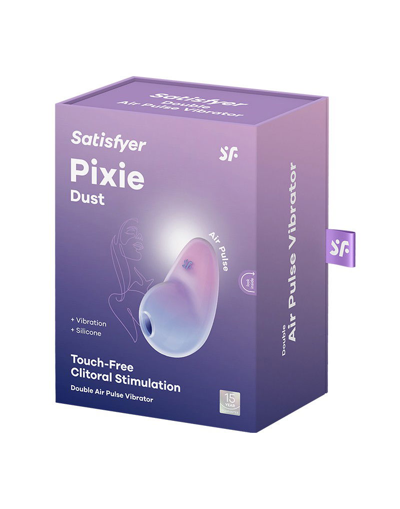 Satisfyer Pixie Dust Luchtdruk Vibrator Paars Roze - Afbeelding 2