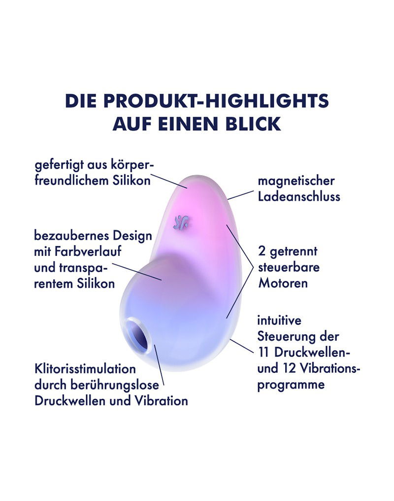 Satisfyer Pixie Dust Luchtdruk Vibrator Paars Roze - Afbeelding 8