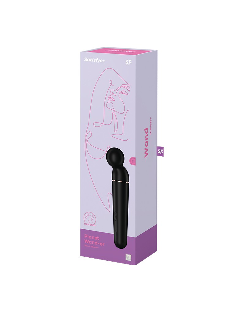 Satisfyer Planet Wand-er Zwart Roségoud - Afbeelding 2