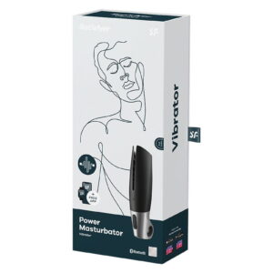 Satisfyer – Power Masturbator Zwart en Zilver