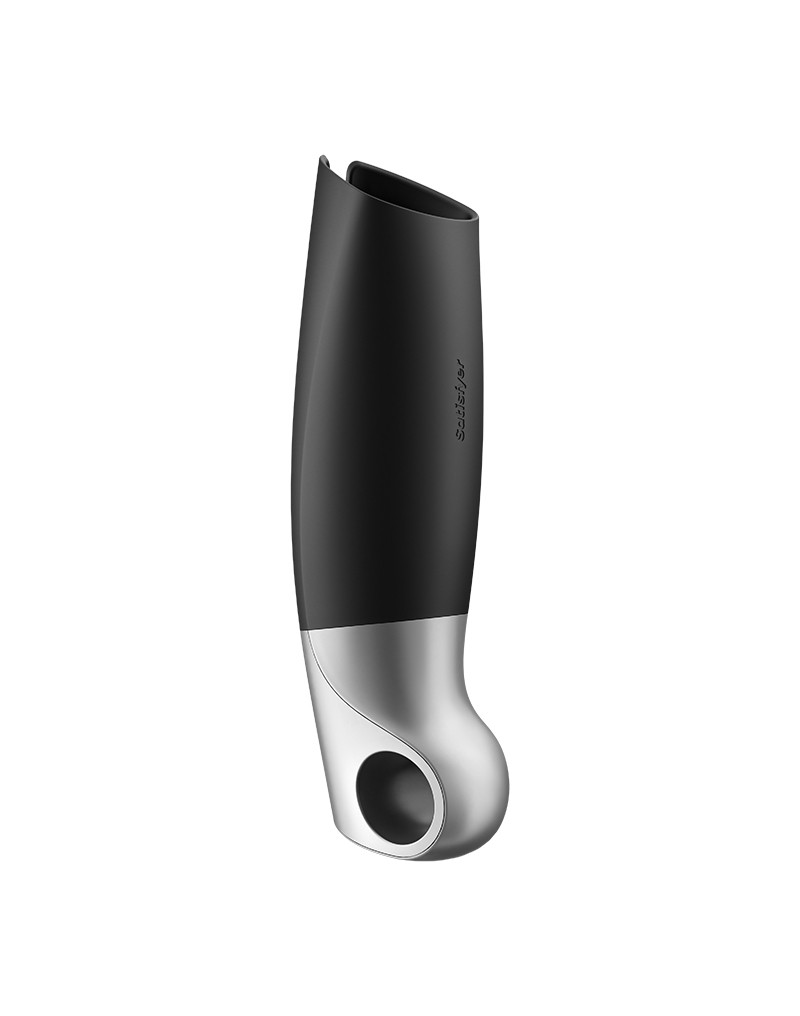 Satisfyer - Power Masturbator Zwart en Zilver - Afbeelding 4