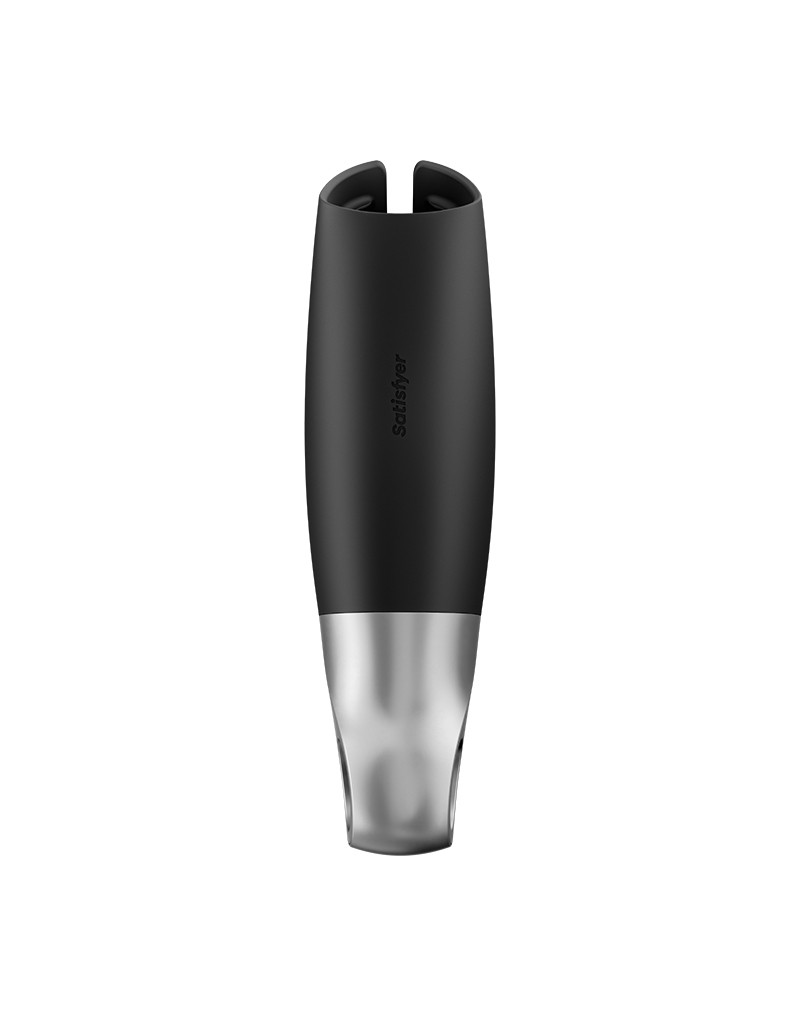 Satisfyer - Power Masturbator Zwart en Zilver - Afbeelding 5