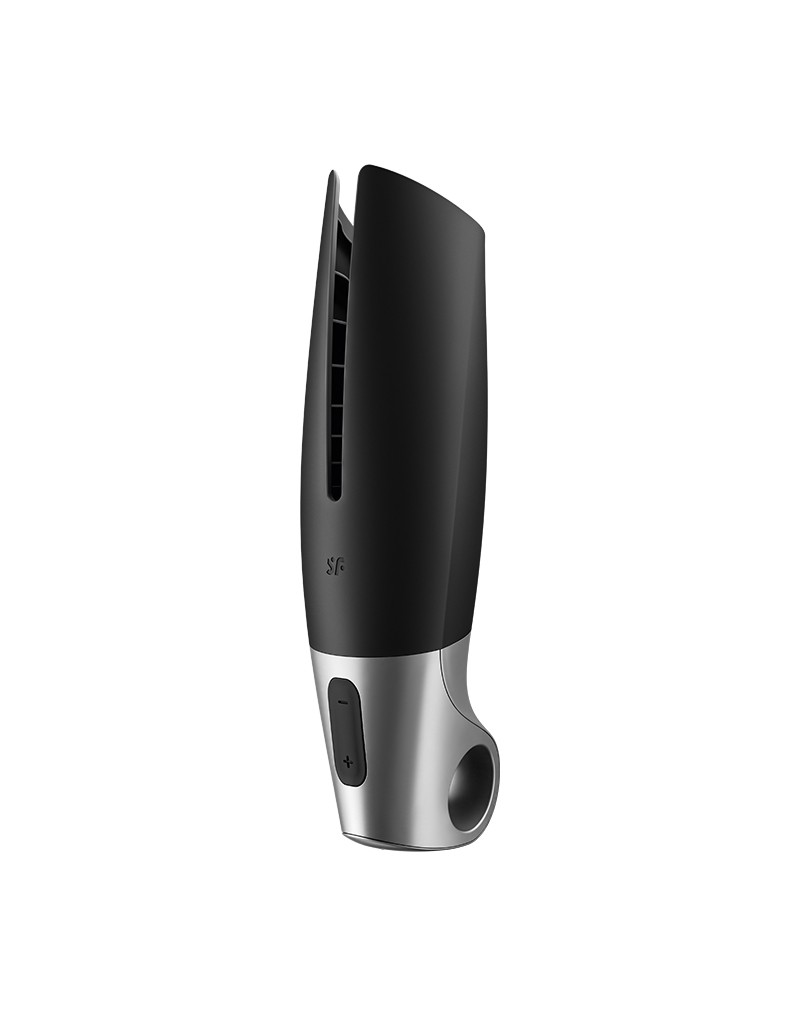 Satisfyer - Power Masturbator Zwart en Zilver