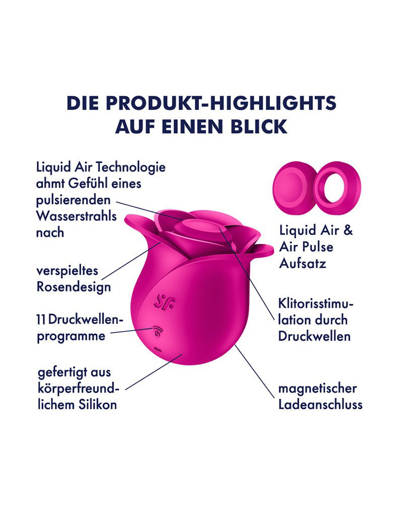 Satisfyer Pro 2 Modern Blossom Luchtdruk Vibrator Roze - Afbeelding 7