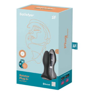 Satisfyer – Rotator Plug 2+ – Anale Vibrator – Zwart