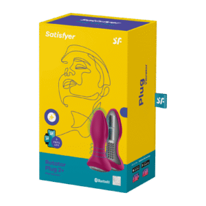Satisfyer – Rotator Plug 2+ – Anale Vibrator – Rood