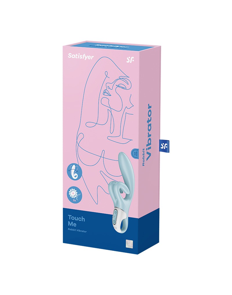 Satisfyer - Touch Me - Rabbit Vibrator - Lichtblauw - Afbeelding 2