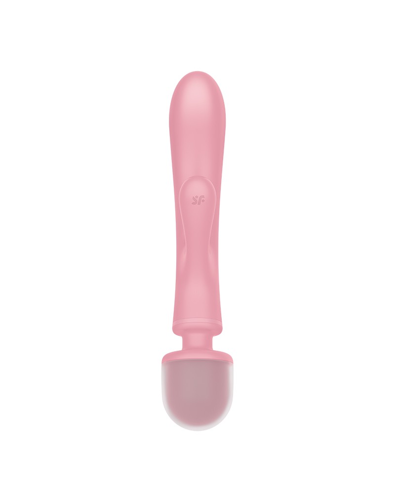 Satisfyer Triple Lover 2-in-1 Wand and Rabbit Vibrator Pink - Afbeelding 6