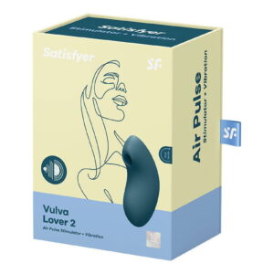Satisfyer – Vulva Lover 2 – Luchtdruk Vibrator – Blauw