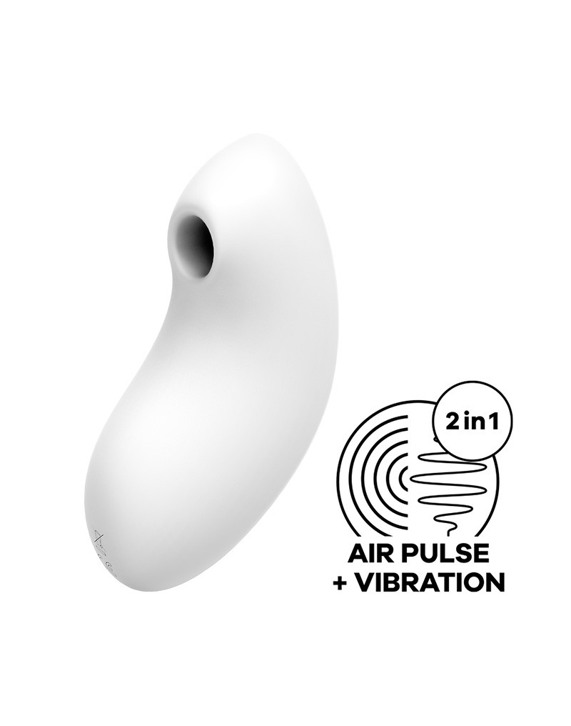 Satisfyer - Vulva Lover 2 - Luchtdruk Vibrator - Wit - Afbeelding 3