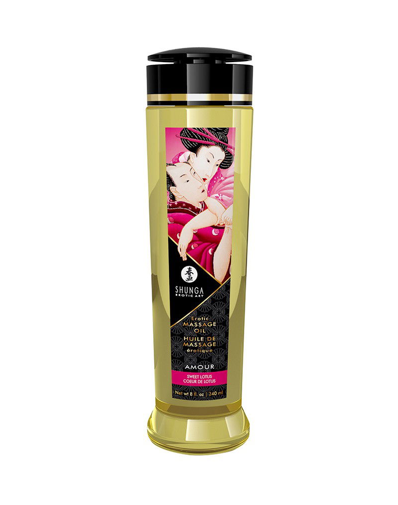 Shunga Massage Olie Sweet Lotus 240 ml - Afbeelding 2