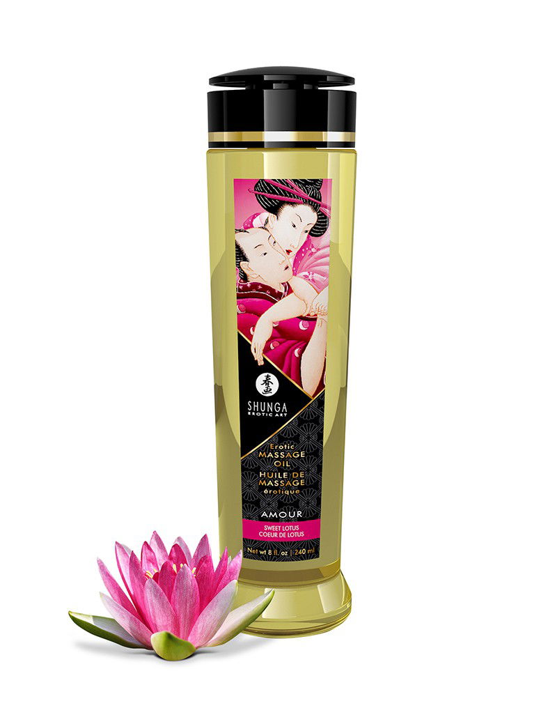 Shunga Massage Olie Sweet Lotus 240 ml