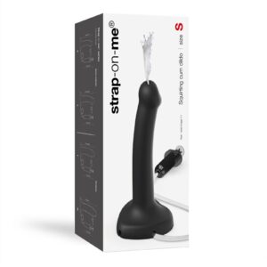 StrapOnMe Squirting Cum Dildo Maat S Zwart