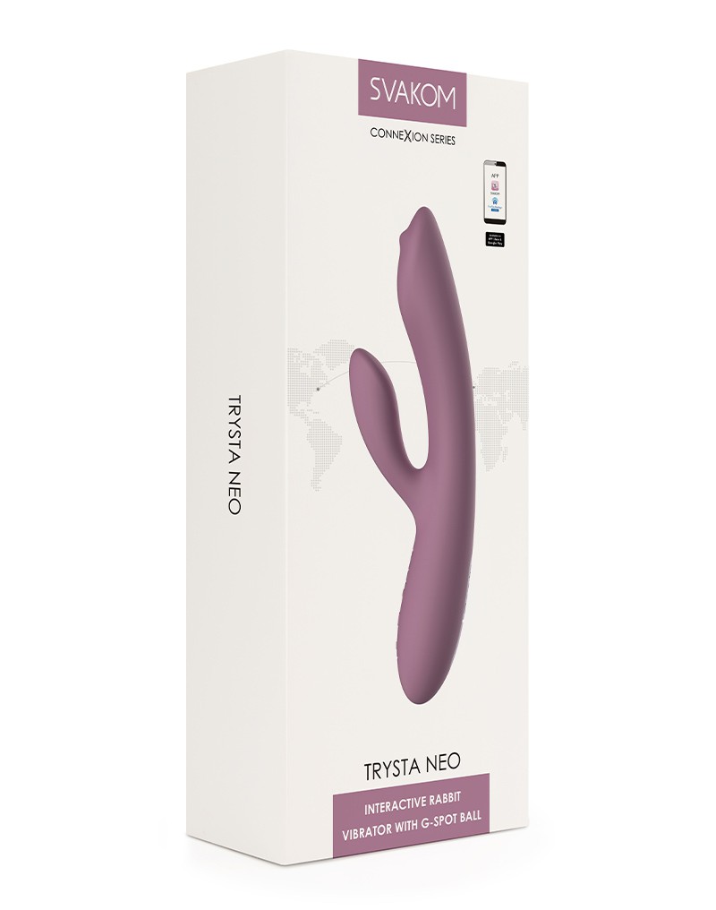 Trysta Neo Interactive Rabbit G-Spot Ball Pink - Afbeelding 8