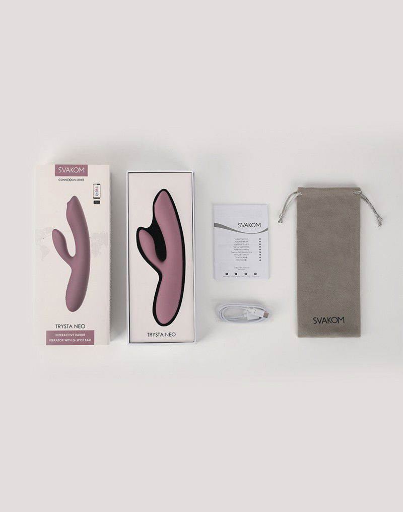 Trysta Neo Interactive Rabbit G-Spot Ball Pink - Afbeelding 10