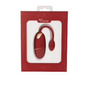 Viotec Oliver Pro Draagbare Vibrator Goud Wijnrood