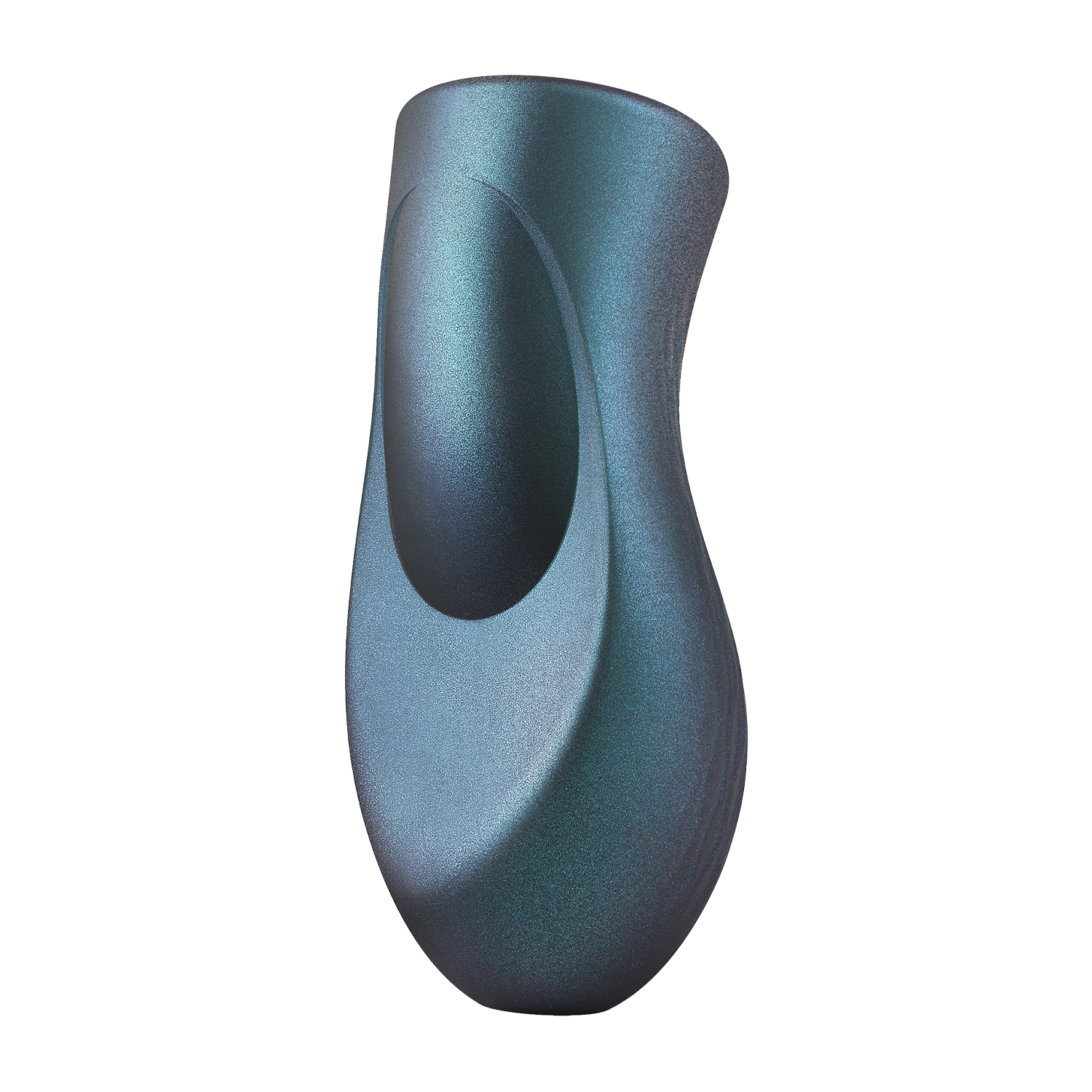 Dorcel Sili-Cup Dual Sensation Masturbator Blauw Metallic - Afbeelding 3