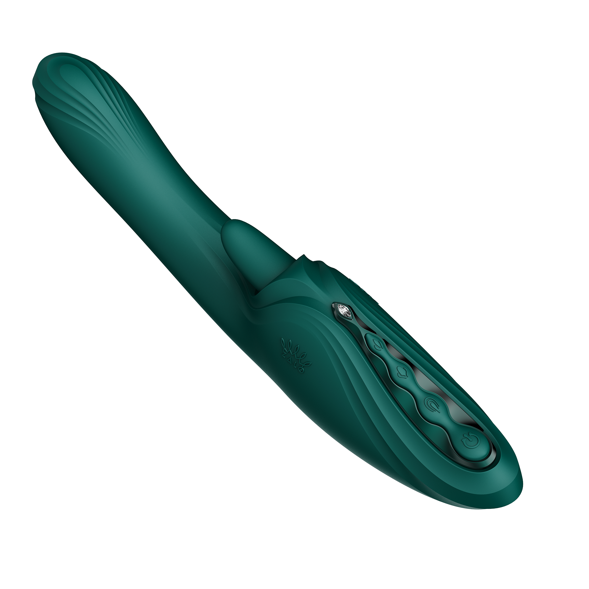 ZALO Ares G-Spot Rabbit Vibrator App-Controlled Turquoise Groen - Afbeelding 7