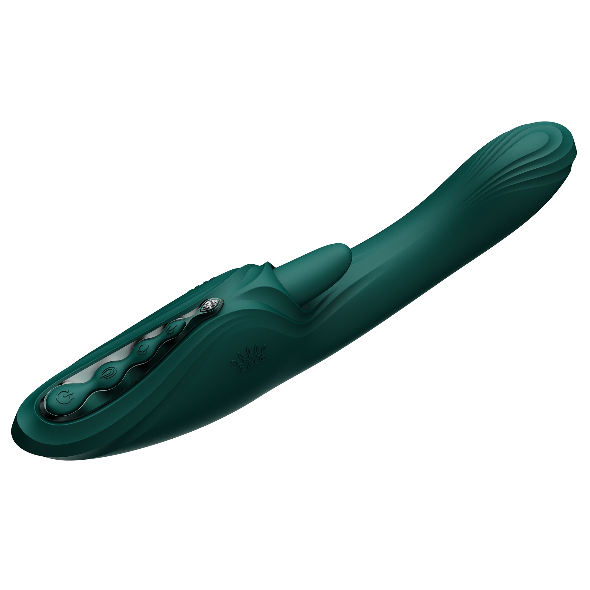 ZALO Ares G-Spot Rabbit Vibrator App-Controlled Turquoise Groen - Afbeelding 9
