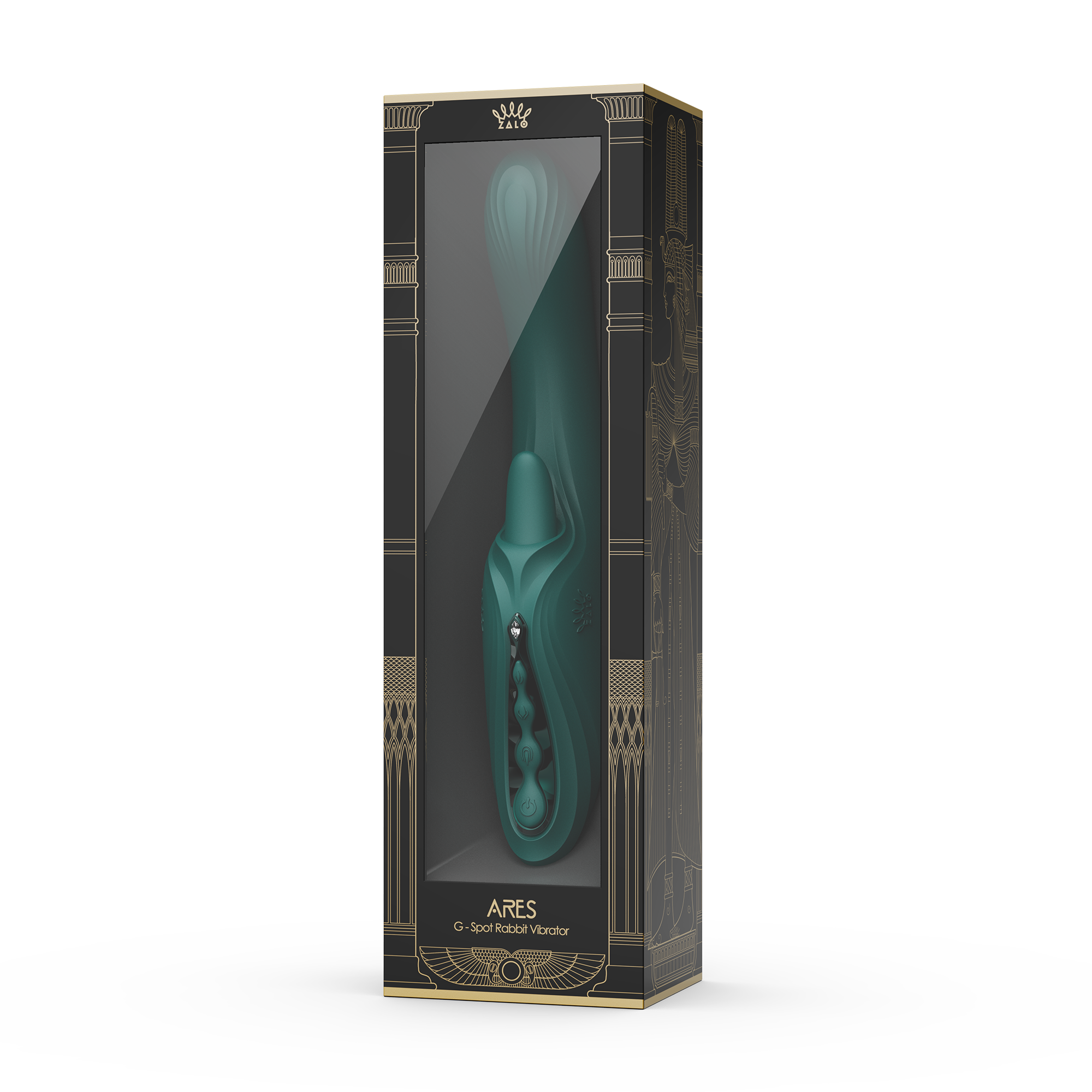 ZALO Ares G-Spot Rabbit Vibrator App-Controlled Turquoise Groen - Afbeelding 15