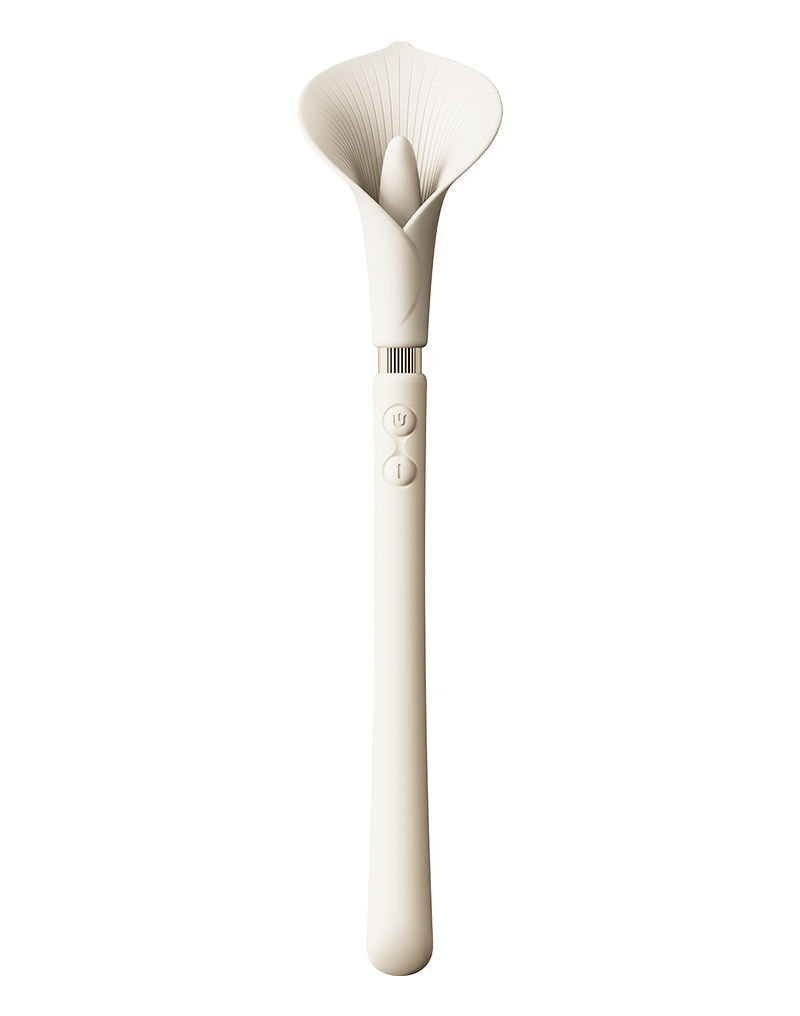 ZALO Calla Vibrerende Massager Ivoorwit - Afbeelding 2
