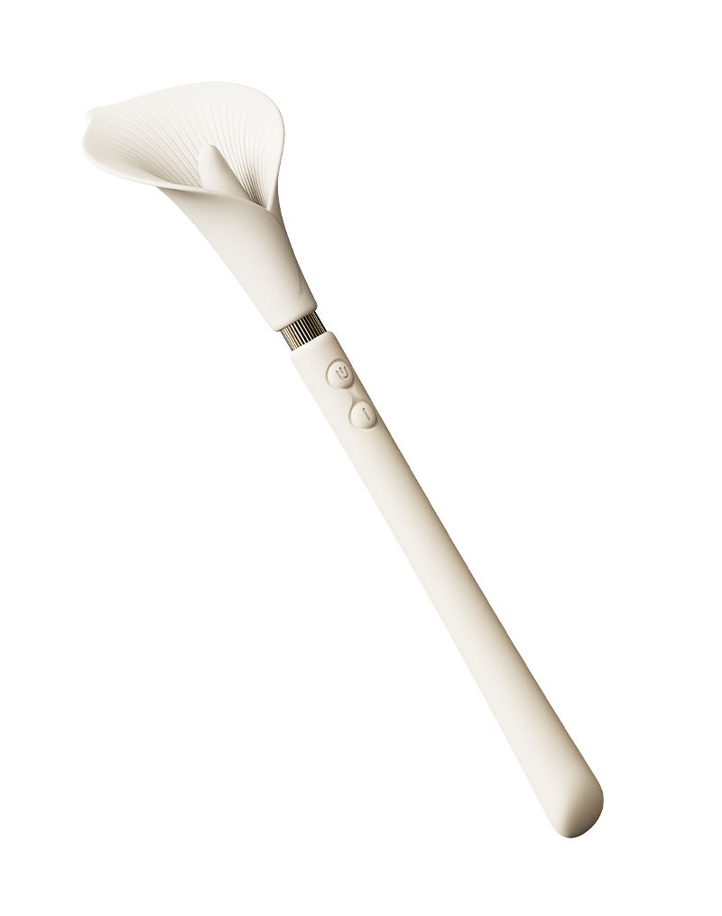 ZALO Calla Vibrerende Massager Ivoorwit - Afbeelding 3