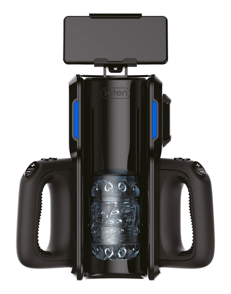 Leten Super Thrustin Masturbator met telefoonhouder
