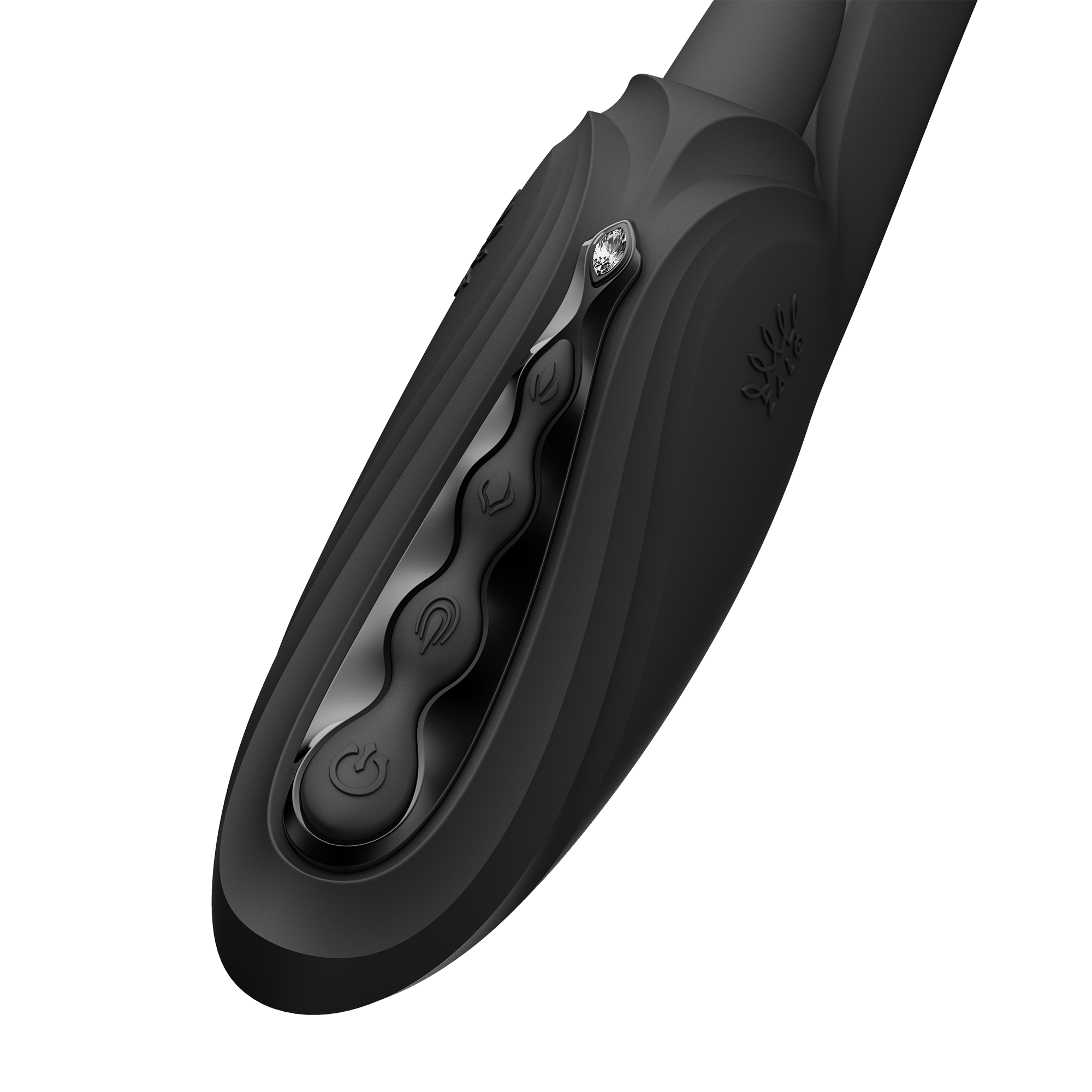 ZALO Ares G-Spot Rabbit Vibrator App-Controlled Obsidian Zwart - Afbeelding 5