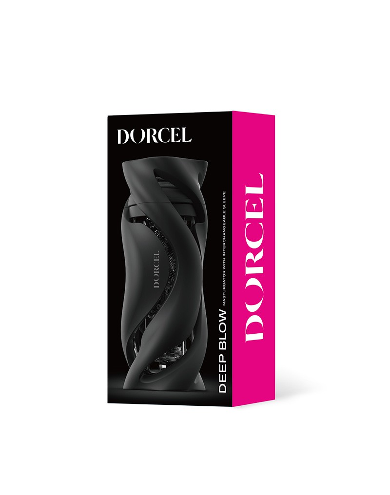 Dorcel - Deep Blow - Masturbator met Sleeve - Zwart - Afbeelding 2