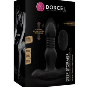 Dorcel – Deep Stormer – Vibrerende Plug met Afstandsbediening – Zwart – 6072486