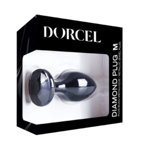 Dorcel Diamond Plug Maat M Butt Plug Zwart